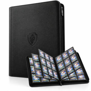 Carpeta con cremallera 9 bolsillos PRO-Binder Zippered Negro Ultra Pro
